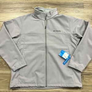Columbia Bowen Lake II Softshell Jacket Gray Omni Shield Men’s Size XL $90 NWT